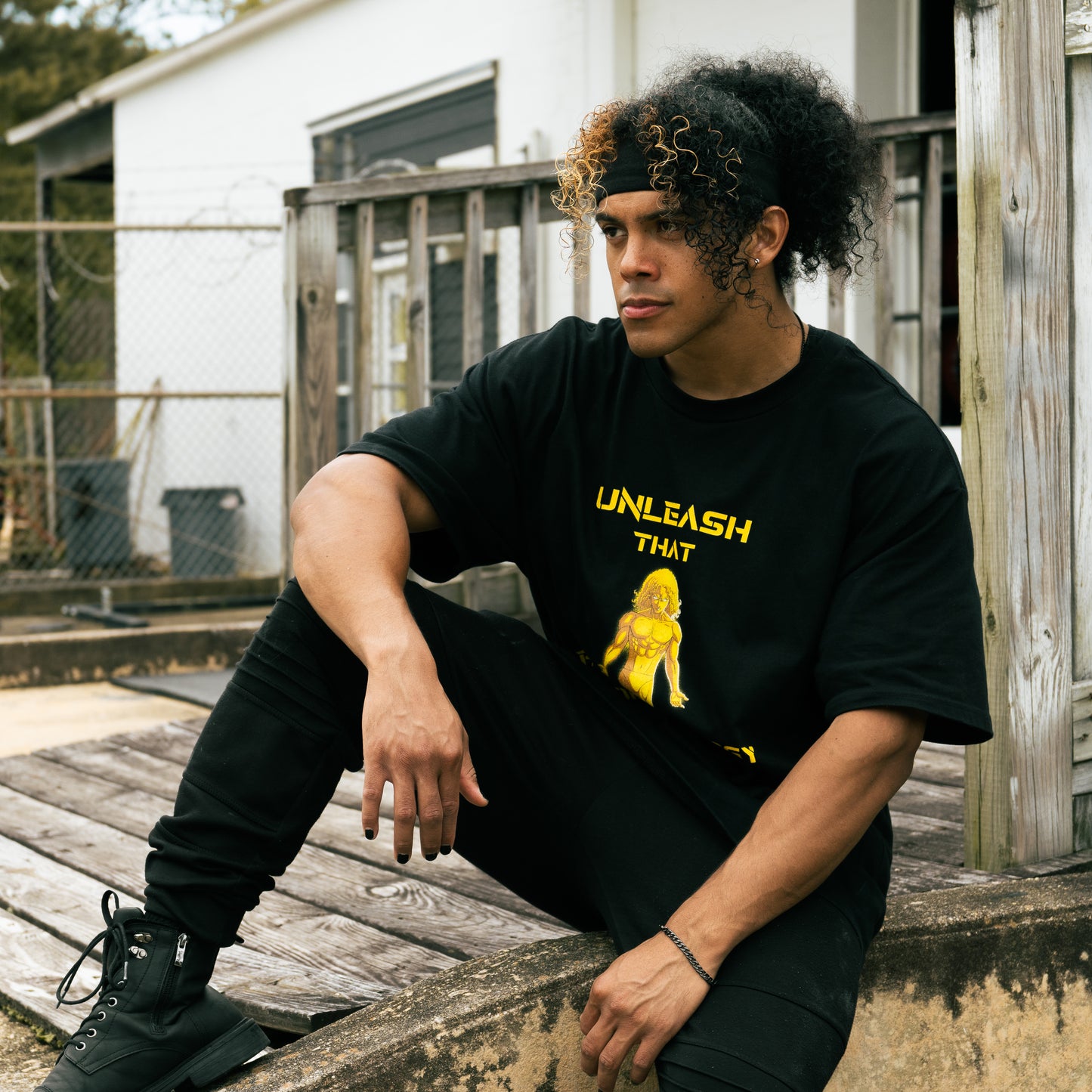 Unleash That Pharaoh Energy, Oversized Unisex Tee