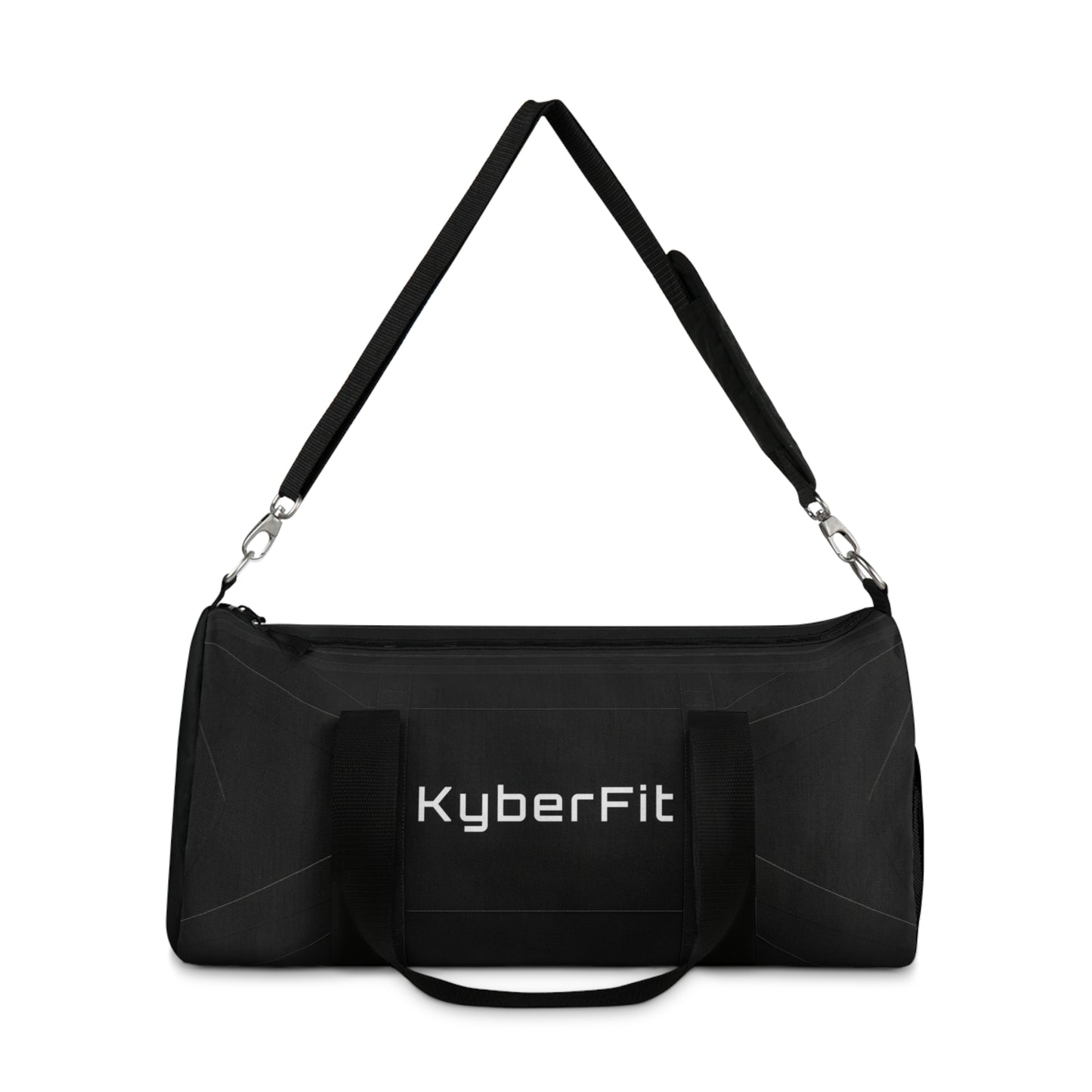 KyberDuffel 1.0 – Double zipper duffel bag w/ removable shoulder strap.