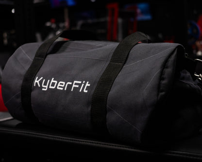 KyberDuffel 1.0 – Double zipper duffel bag w/ removable shoulder strap.