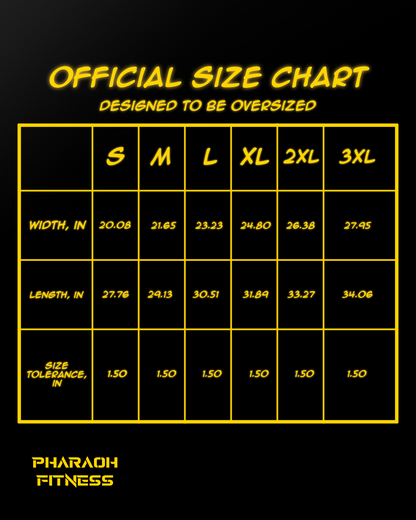 Unleash That Pharaoh Energy, Oversized Unisex Tee